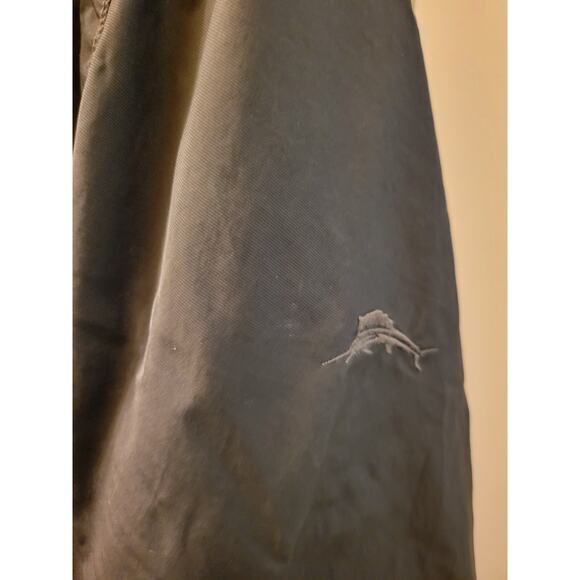 Tommy Bahama Mens Catalina Cruiser Full Zip Bomber Soft Shell Jacket Black MED - Picture 4 of 8